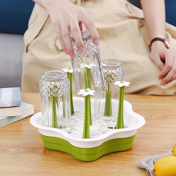1 stk Kjøkken Asfalt Kopperholder Vannkoppholder Plommeblomst