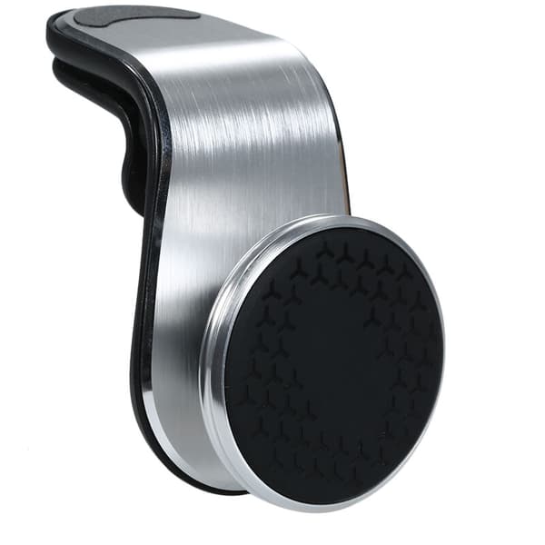 Mobiltelefonhållare för bilens luftventil, magnetisk (Silver)