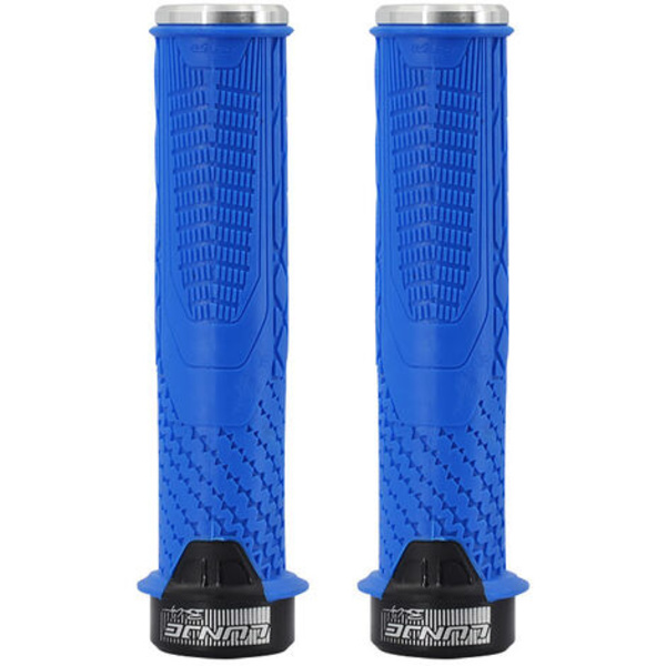 MTB-ohjaimet, ergonomiset MTB-rannekkeet, liukumattomat kumiohjaimet, MTB-kahvat kaksoislukkoilla, pituus 140 mm, halkaisija A