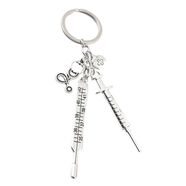 1 st Nyckelring Chic Unik Utsökt Nyckeldekoration Nyckelhållare Liten present Doctor Tillbehör Nyckelring För Kvinnor Män
