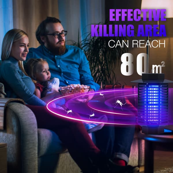 1 stk. Højeffekts mygge dræber lampe 18w plug-in ultraviolet