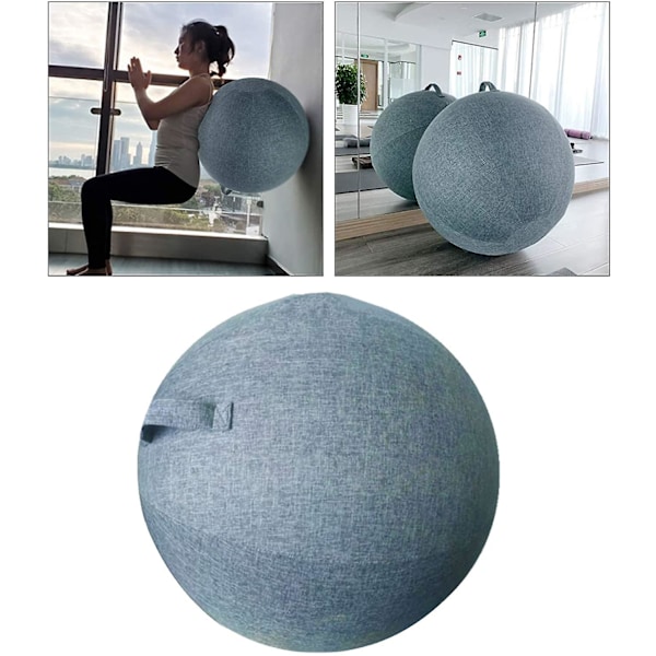 Halksäker Yogabollöverdrag för Sitthållningsboll, Fitnessboll, Yogaboll, Kontorsboll, Träningsboll