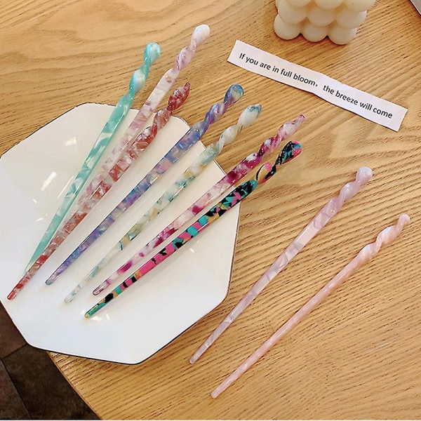 Hair Stick Hair Chopsticks Enkelhet Vackert hårnål Hårtillbehör för kvinnor Tjej 3