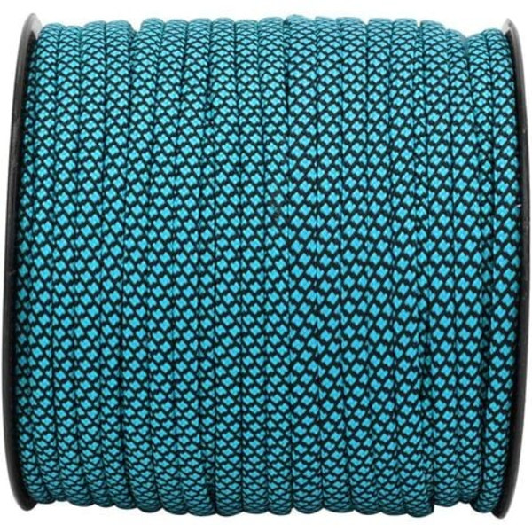 Paracord Campingrep, Tjock 7-kärnig Paracord Räddningsrep Tältband 50M 4MM Campingrep för Utomhus Armband Vävande