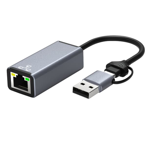 1 kpl USB C/USB3.0 -verkkoadapteri tyypin C verkkoadapteri Gigabit