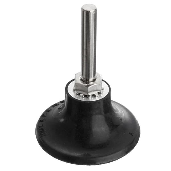 2 stk. Roll-Lock slibeskiveholder 2\" Roll-Lock slibepude med 1/4\" skaft hurtigskiftadapter