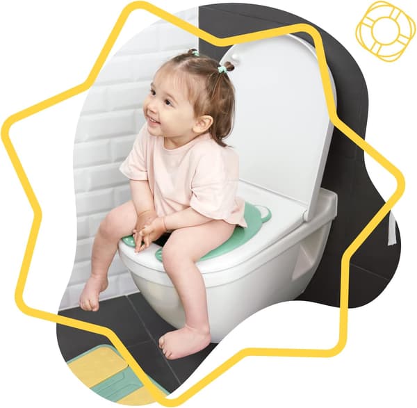 Kokoontaitettava WC-istuin lapsille