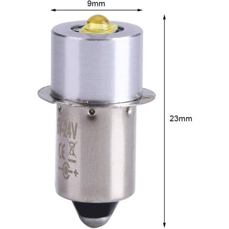3W 6-24V LED-suurteholamppu taskulampun vaihtolamppuihin LED-taskulamppu