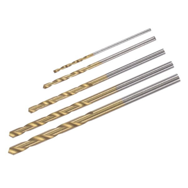 5 st (1,0-1,5 mm) rostfria spiralborr