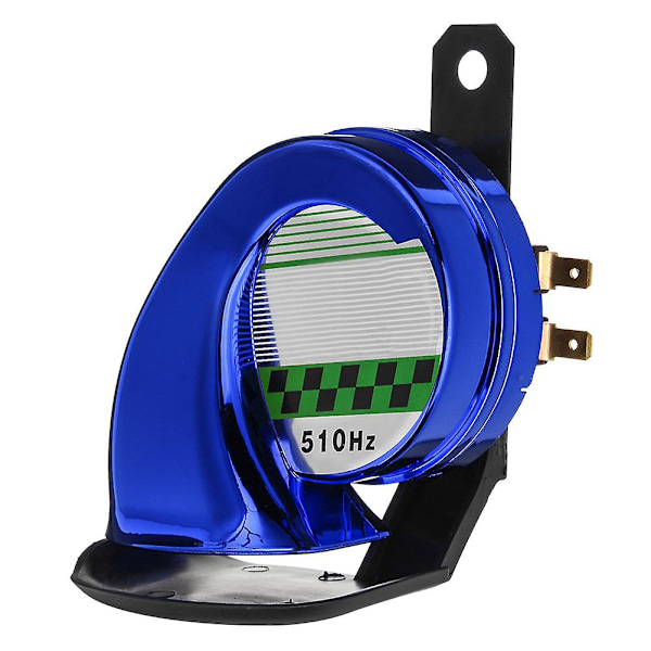 Universal Horn Højtaler 12v 130db Vandafvisende Super Høj Bil Motorcykel Motorcykel Lastbil Båd Elektrisk Høj Snegl Luft Horn Sirene Blue