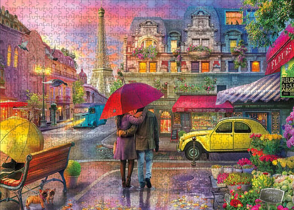 Paris Impressions 1000 Brik Puslespil til Voksne & Børn