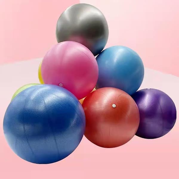 Liten träningsboll, Pilatesboll för balans, Core-träning, Fysioterapi hemma Blue