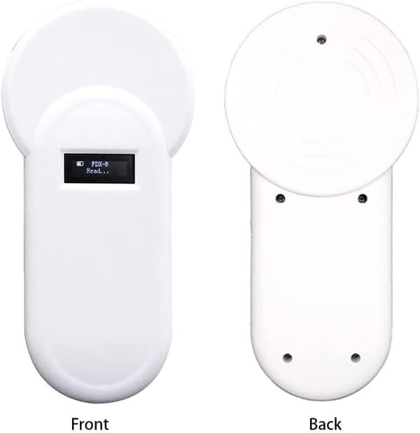 1 stk. Bærbar Dyre Microchip Scanner Dyre Chip RFID Læser Kæledyr