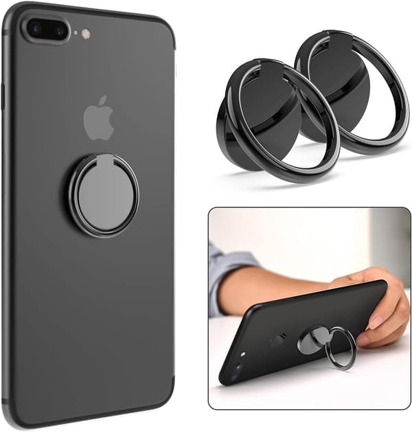 [1-pack] Metallring Telefonringhållare för iPhone 11 Pro/Max/XR,