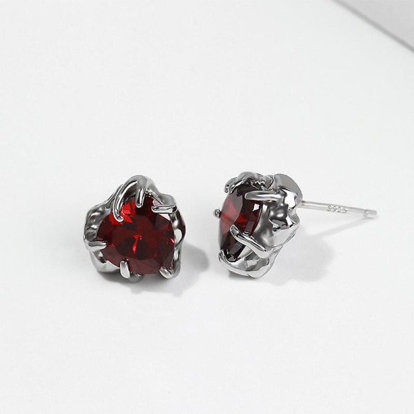 Earring Heart Stud Zircon Fashion Jewelry Ac7214