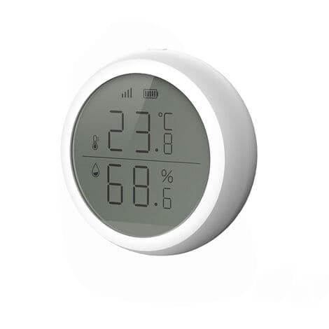 Tuya WiFi Trådlös Temperatursensor, Smart Hem Hygrometer Termometer, Trådlös Temperaturfuktighetssensor, Hem Automation