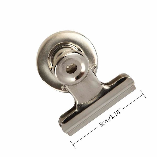 8 Vahvaa Jääkaapin Magneettikiinnikettä Koukkuilla - Neodyymimagneetti - 30mm Leveä