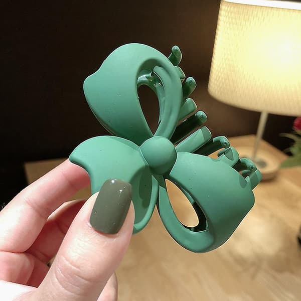 Hårklemme Clips Sød Stærk Hold Hårbue Clips Hår Styling Tilbehør Til Kvinder Piger Dark Blue