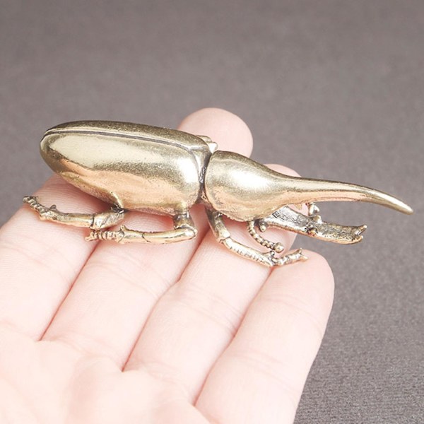 Bille Kobber Ornament Ekstraordinær Letvægts Bille Te Kæledyr Kobber Skulptur Håndværk Til Hjemmet