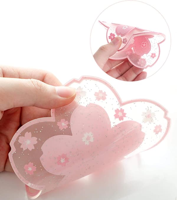 2 stk. Coasters Bløde PVC Sakura Måtter Coasters Bordmåtter Ch