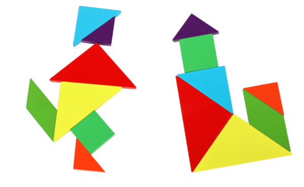 Tangram-puslespil,