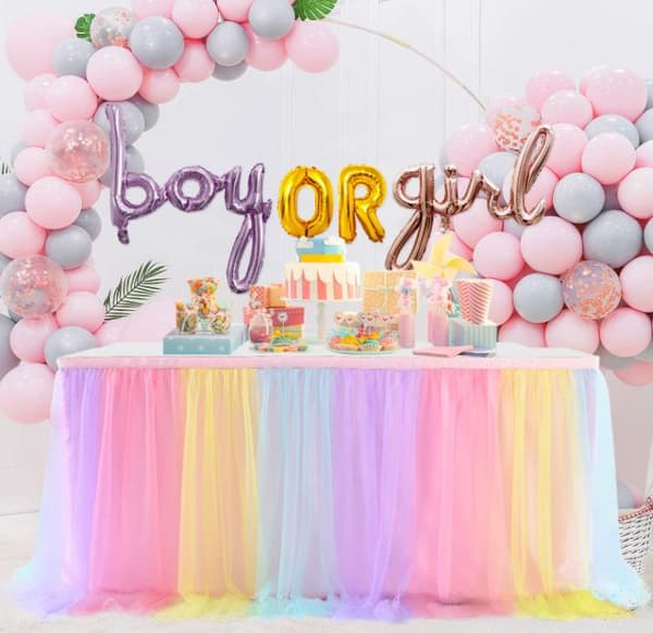 Party-pöytähame (TS04 väripala 9 jalkaa),