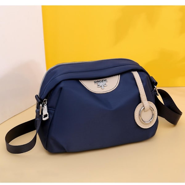 Damväska med stöldskydd, konvertibel axelremsväska, rosa, One Size A916-635 Blue