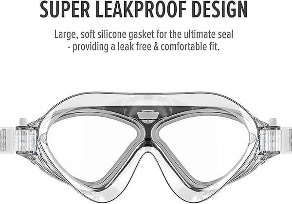 Simmask - Bredsynfält Simmask & Simglas Anti-Dimma Vattentät Black
