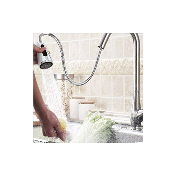 Brushed BN Kitchen Faucet Shower Hand Shower Telescopic Faucet Single Kitchen Sink Toilet Shower Replacement Basin Fauce