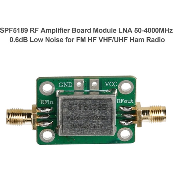 SPF5189 LNA amplifier, signal receiver module, low noise, RF