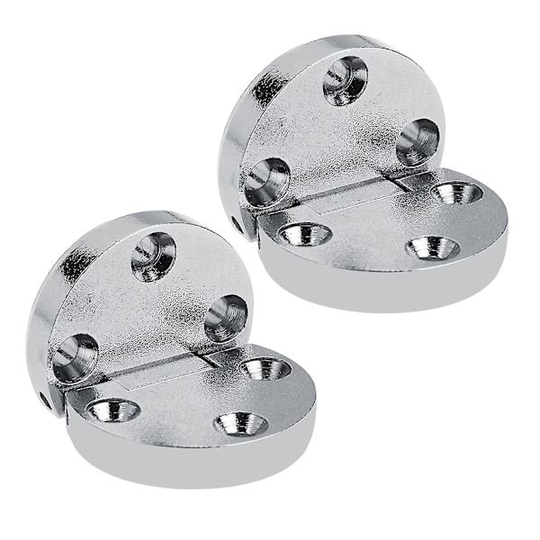 Zinklegering Klapbordshængsler - 2 stk. Oval Hardware til Klapborde og Møbler