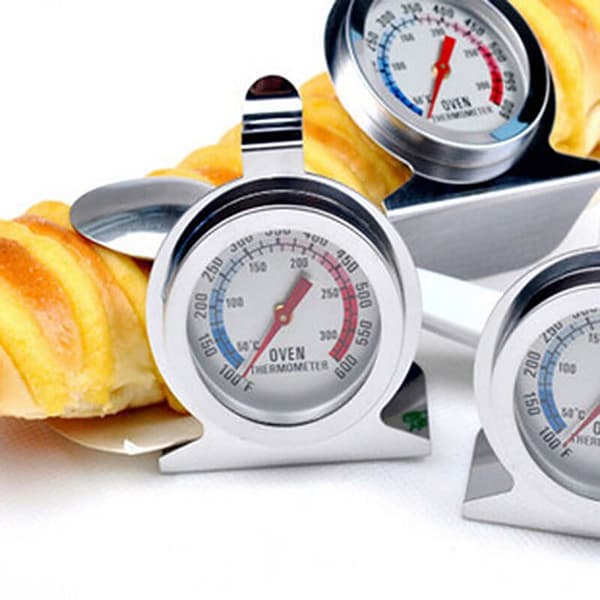 50-300℃ Højtemperatur Ovntermometer, Rustfrit Stål, Bloktype, Ovn, (Ovnmodel)