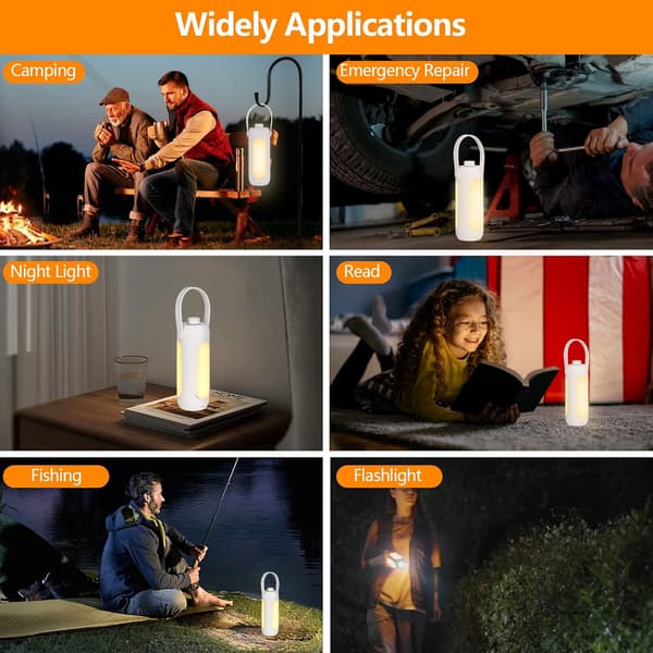 10000 mAh LED-campinglampa, multifunktionell campinglampa