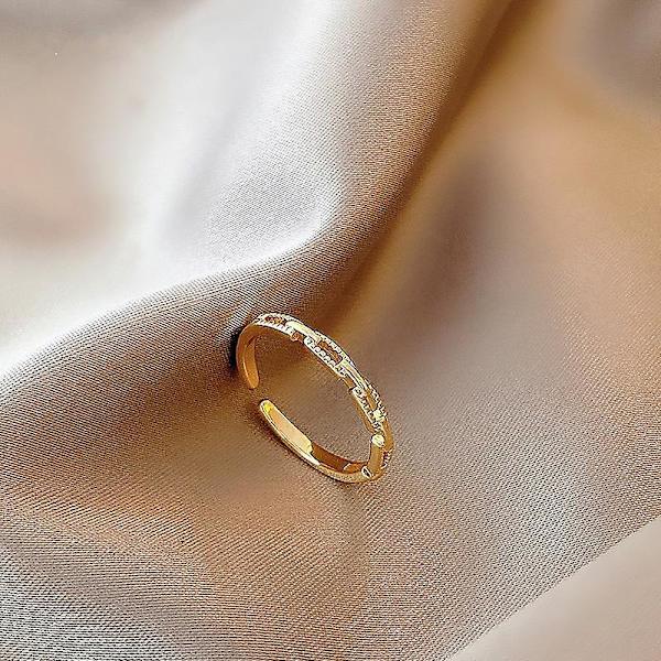 Ring med pärla, justerbar, modeaccessoar för flickor Ac3886 A58