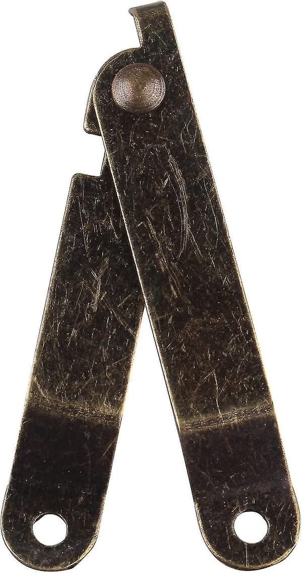 Jubee Sæt med 5 roterende foldbare bagklapshængsler, 67 x 11 mm