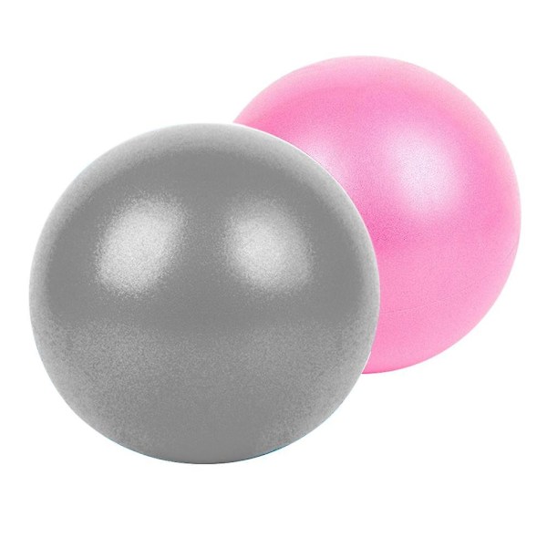 Träningsboll Small, Liten Boll För Pilates, Stabilitetsboll Mini Yogaboll För Träning Fitness Pink   Gray