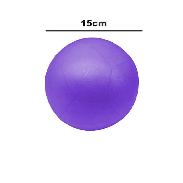 Minigymnastikboll, Pilatesboll, För Fysioterapi, Stretching, Förbättrar Balansen Purple 15CM