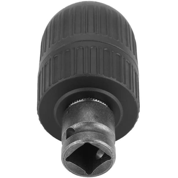 2-13 mm plastnøglefri borepatron med 1/2\" borepatronadapter til slagskruenøglekonvertering