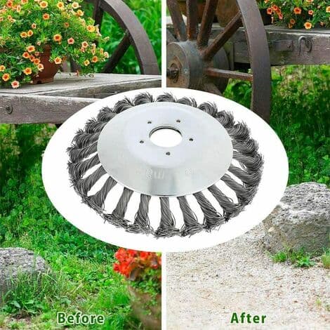 Triomphe Rund Busktrimmerhuvud, 2,5 cm Innerdiameter (15 cm) Multifunktionell Slitstark ogräsdisk