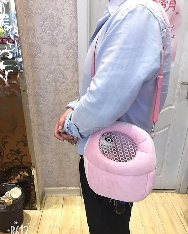 Liten rosa djurväska (liten)