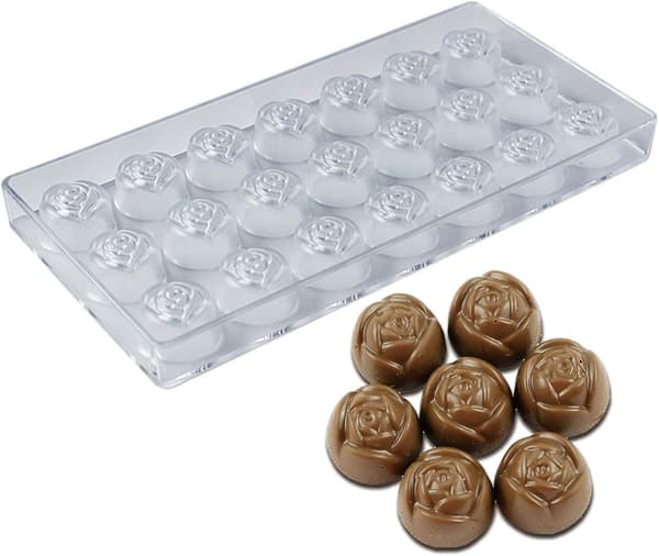 1 stk 3D Form Polycarbonat Form Bageværktøj Chokoladeform