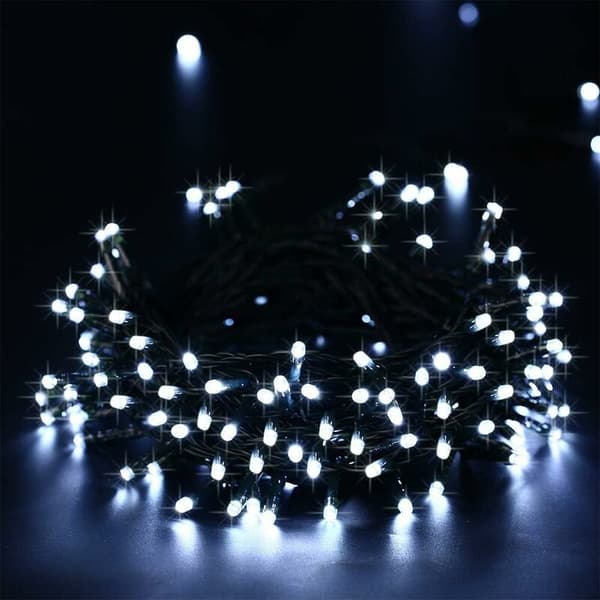 22m 100LEDs Innendørs/Utendørs Batteridrevne LED-Lyslenker, Feelysslanger Dekorasjon 3 Moduser Timer Belysning Lys for