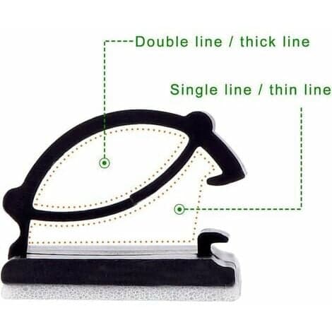 50 stk. Multifunksjonelle Selvklebende Kabelklips Wire Clips Kabelfiksering Kabelstyring Premium Lim