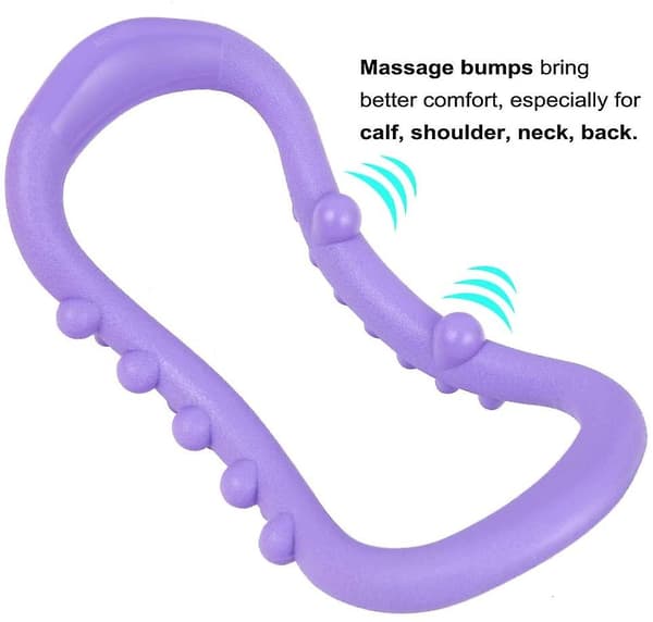 Öppen rygg yoga ring * 2 (stor lila bula),