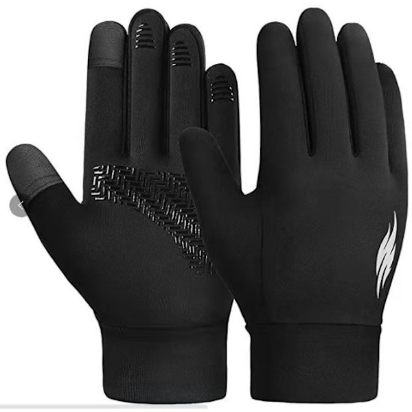 Vinterløpehansker for barn - Varme Glo Flame-mønster Touch