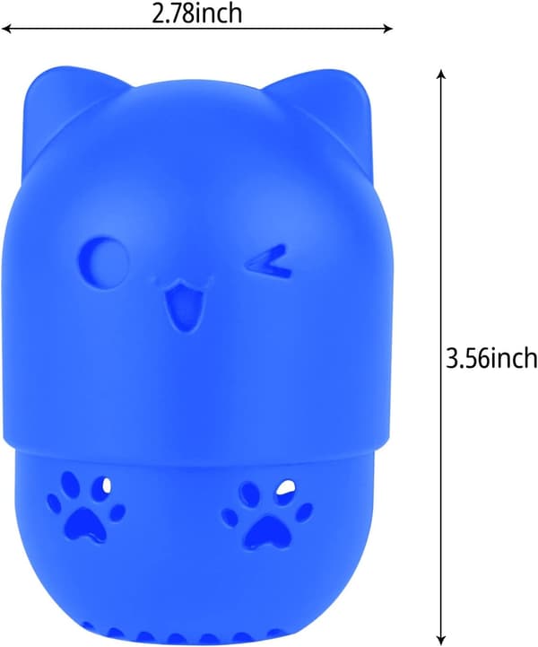 Marshmallow Svamp Foundation Sponge Silikon Reiseetui