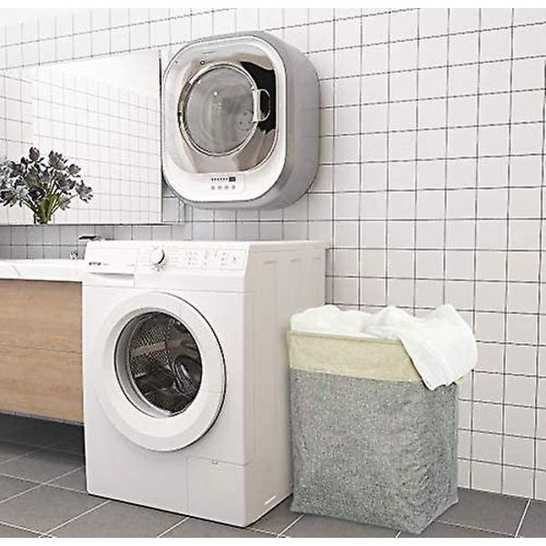 Snavs Tøjkurv, Tøjkurv Med Håndtag, Tøjkurv Til Beskidt Tøj, 42x31x50, Opbevaringspose Til Tøj, Foldsbar, Grå
