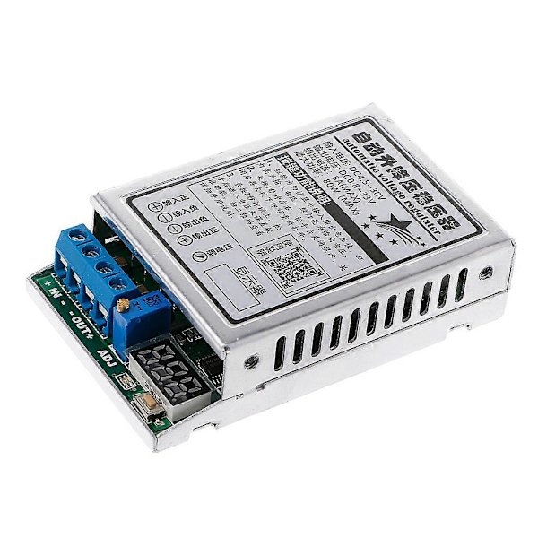 DC-DC Automatisk Step Op og Ned Regulator Modul Stabilisator 7A/80W Strømmodul