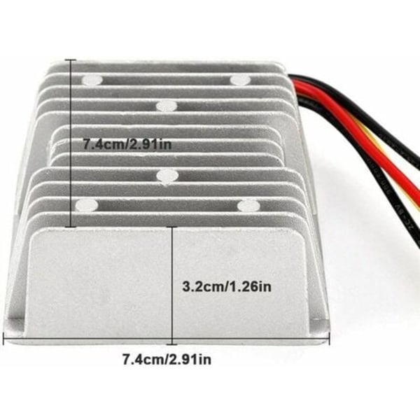 DC Step-up Modul 12V till 19V 10A 190W Bilströmsomvandlare Vattentät Boost Adapter Bilströmsförsörjningsmodul