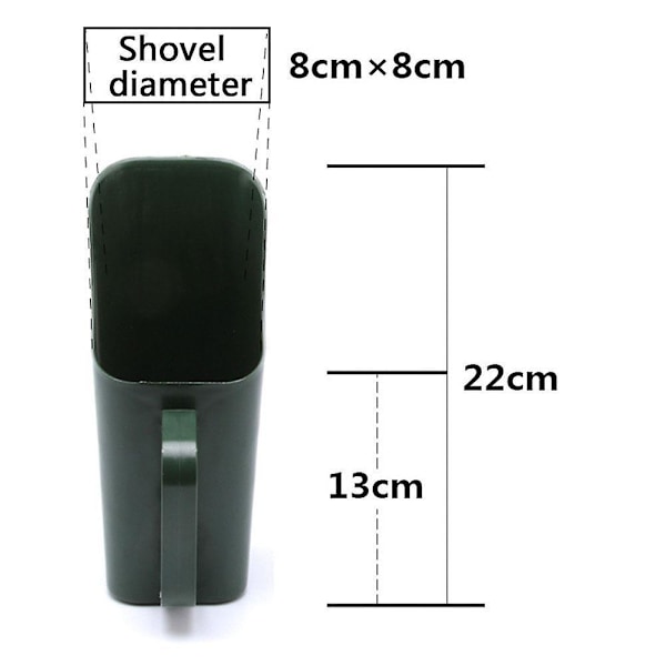 Have-Shovel til Plantejord, Spatel, Netfilter, Plastik-Shovel, Spand, Potteplanter, DIY Havearbejde
